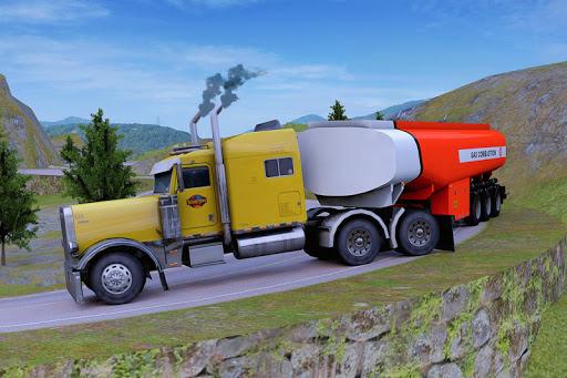 Oil Tanker Truck Driving Games - Gameplay image of android game
