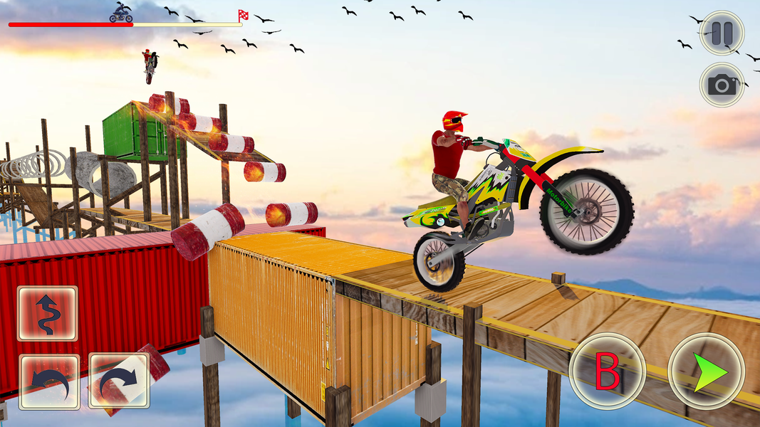 Crazy Bike Stunt - Bike Games - عکس بازی موبایلی اندروید