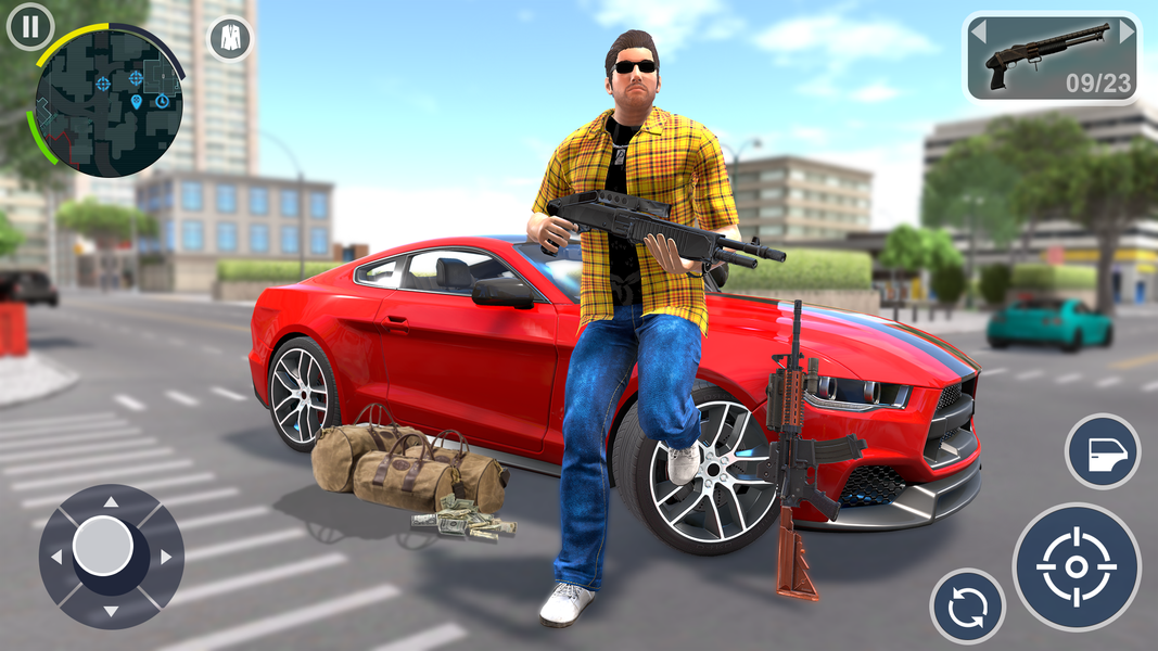 Grand Gangster Vegas Crime Sim - Gameplay image of android game