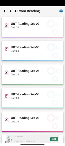 Topik Test Korea ( UBT , PBT ) - عکس برنامه موبایلی اندروید
