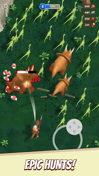 Dino King - Jurassic Hunt - Gameplay image of android game