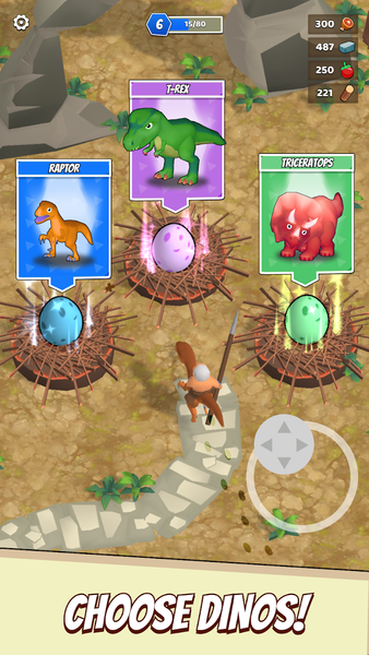 Dino King - Jurassic Hunt - Gameplay image of android game