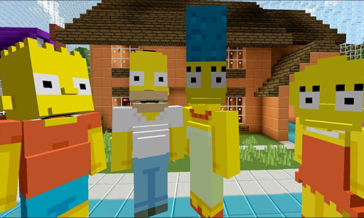 Bart in MCPE - Map Simpsons fo - Image screenshot of android app