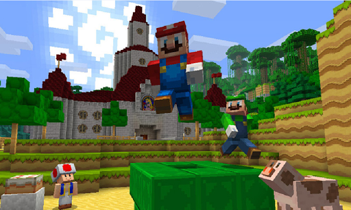 Mod Super Mario for Minecraft PE - عکس بازی موبایلی اندروید
