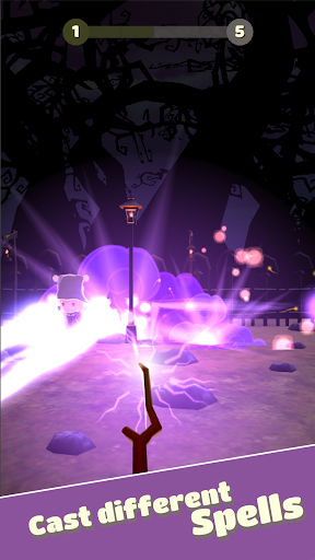 Magic Wand Duel - Spell Casting Wizard Battle - Gameplay image of android game