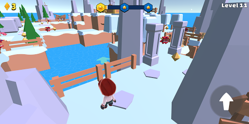 Super Land Adventure 3D - 3D Platformer - Gameplay image of android game