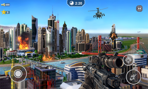 FPS Sniper Shooter ops - Strike Force Gun Game - Gameplay image of android game