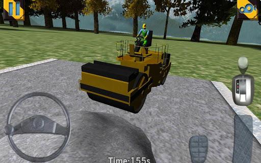 Road Roller Parking Extended - Gameplay image of android game