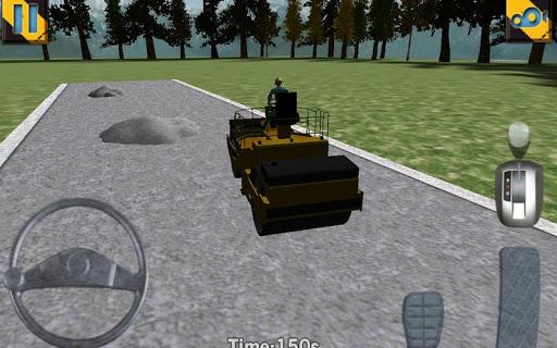 Road Roller Parking Extended - Gameplay image of android game