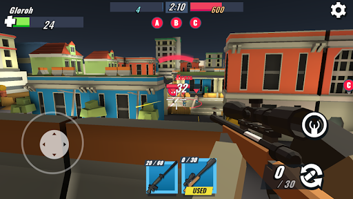 Battle Gun 3D - Pixel Shooter - Gameplay image of android game