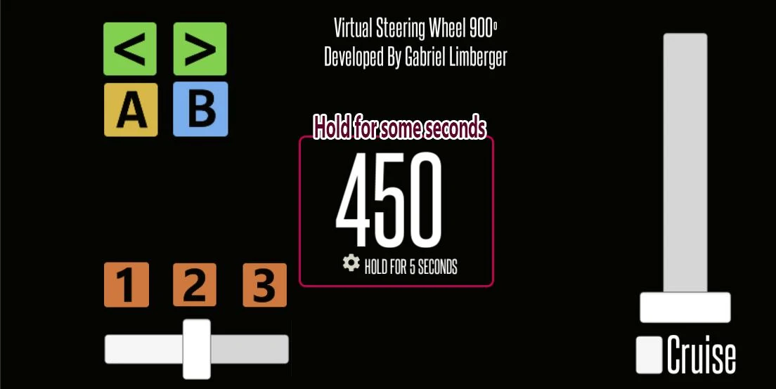 Steering Wheel for Pc 900º - Gameplay image of android game