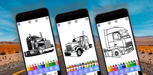 Truck Coloring Pages - Image screenshot of android app