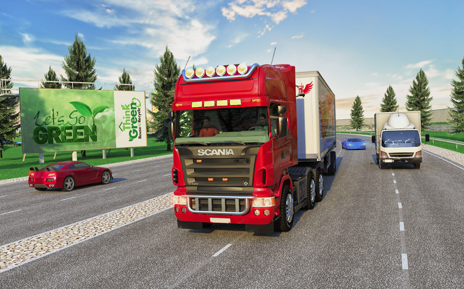 European Cargo Truck Simulator - Gameplay image of android game