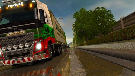 Euro Truck Driving Simulator - عکس بازی موبایلی اندروید