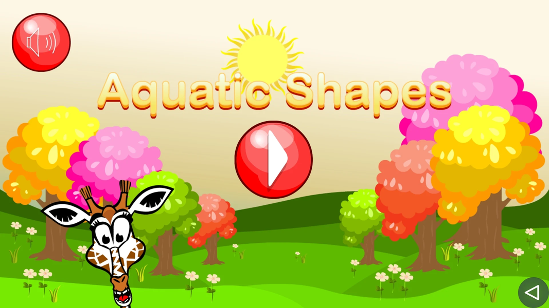 Aquatic Shapes -Kids Game - Gameplay image of android game