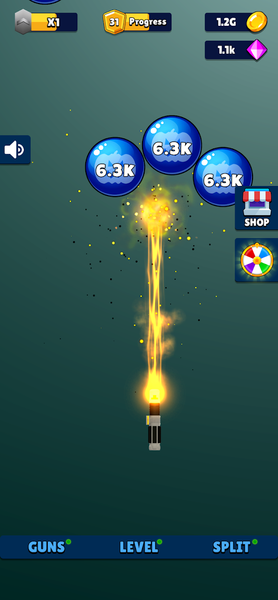 Laser Split: Ball Blaster Game - عکس بازی موبایلی اندروید