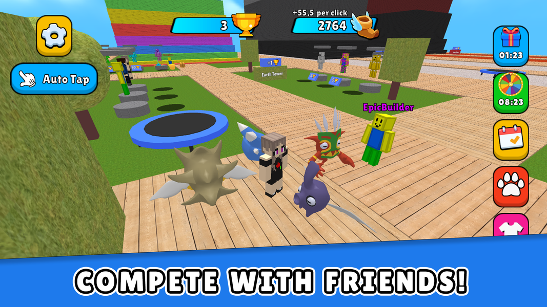 Jump Power Obby Click - عکس بازی موبایلی اندروید