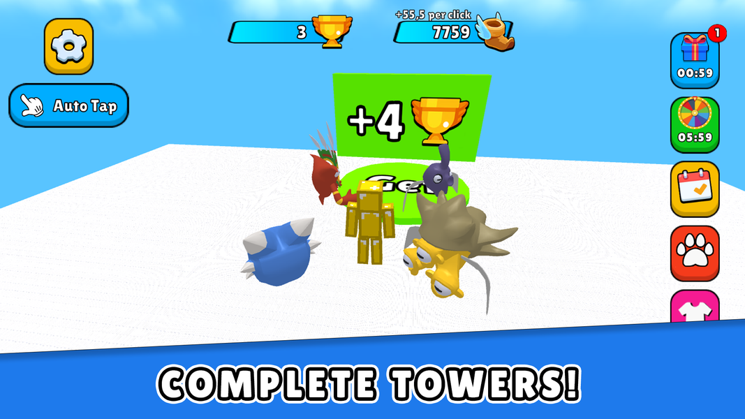 Jump Power Obby Click - عکس بازی موبایلی اندروید
