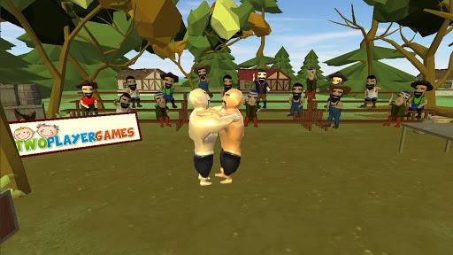 Oil Wrestling - 2 Player - Gameplay image of android game