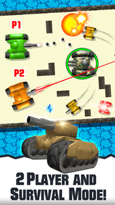 Download TWO PLAYER TANK WARS GAME 3D - 2 PLAYER TANK GAME (MOD