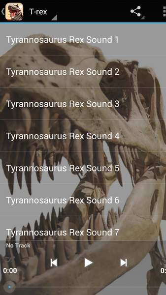 Tyrannosaurus Rex Sounds - عکس برنامه موبایلی اندروید