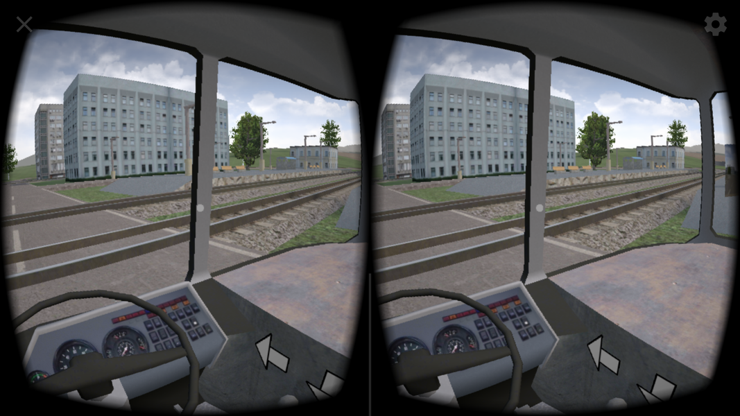 VR train Driver Simulator - عکس بازی موبایلی اندروید