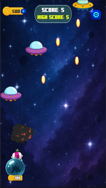 UFO Blaster - عکس بازی موبایلی اندروید