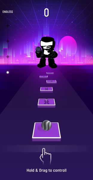 Ugh Tiles Hop Dance: Friday Fu - Gameplay image of android game