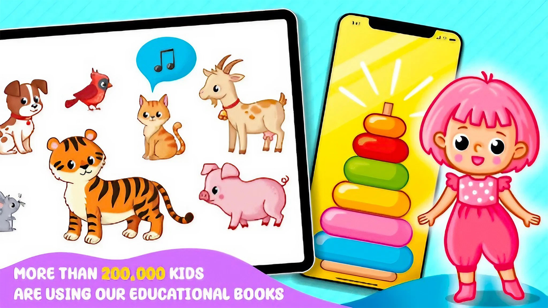 Games For Kids Toddlers 3-5 - Image screenshot of android app