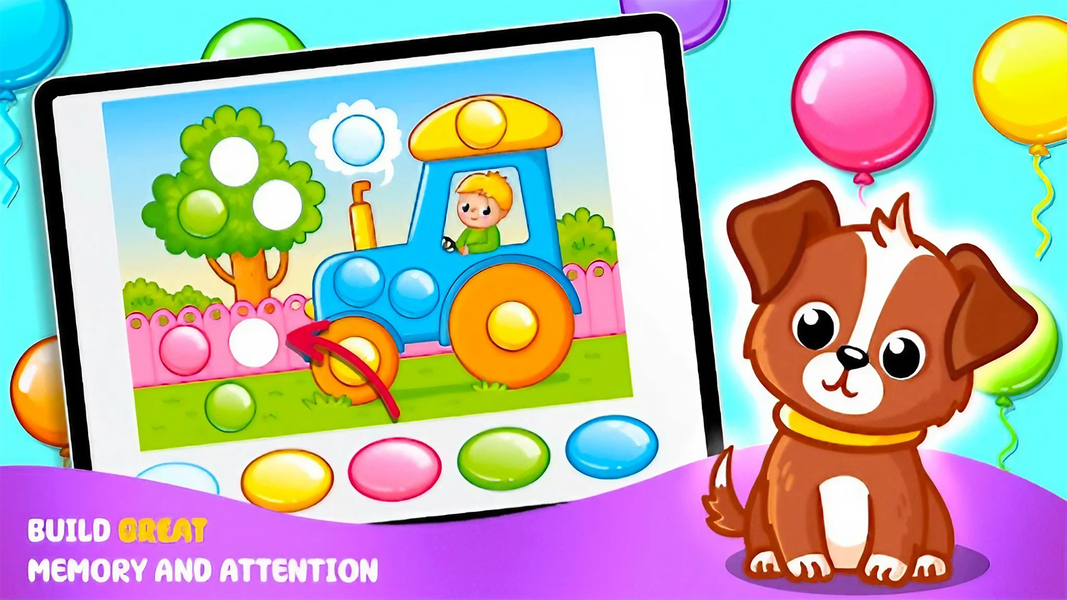 Games For Kids Toddlers ۳-۵ - عکس برنامه موبایلی اندروید