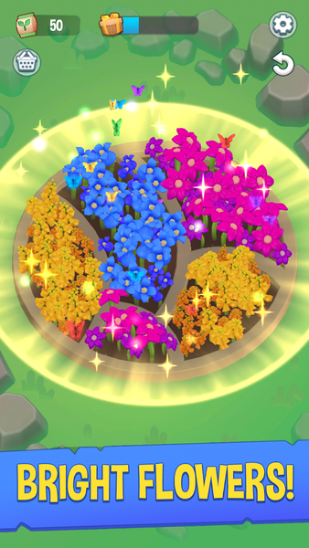 Garden Coloring Puzzle - Gameplay image of android game