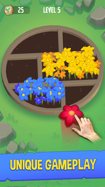 Garden Coloring Puzzle - Gameplay image of android game