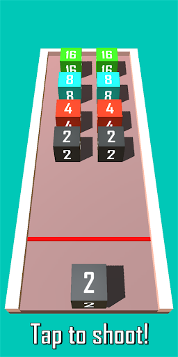2048 Cubes 3D - Endless - Image screenshot of android app