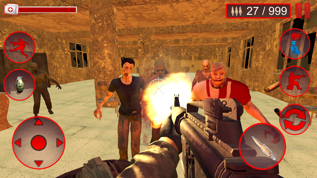 Zombie Hunter ۳D Shooting Game - عکس بازی موبایلی اندروید