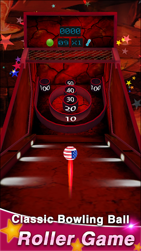 Roller Ball:Skee Bowling Game - Gameplay image of android game