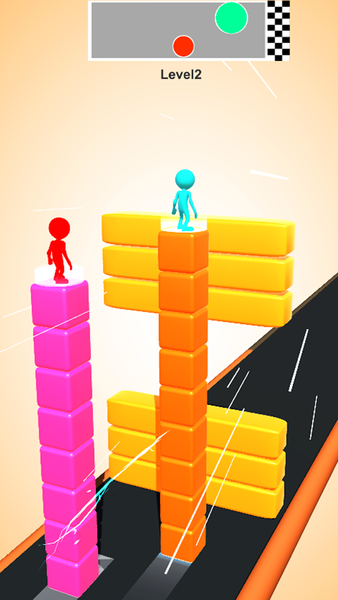 Stack Race 3D - Gameplay image of android game