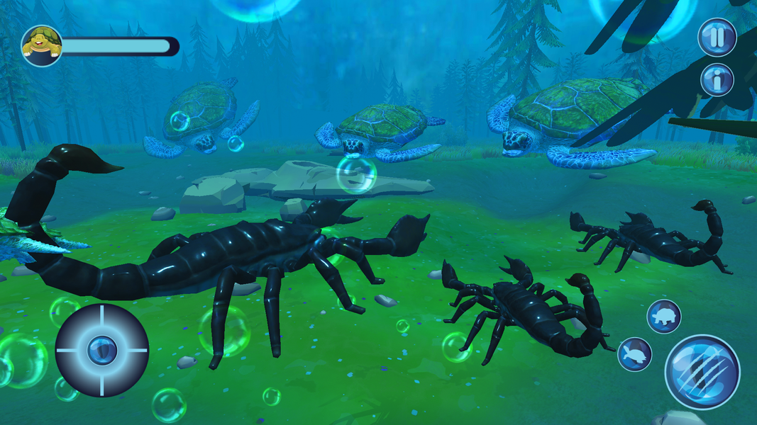 Ocean turtle tortoise Sea Game - عکس بازی موبایلی اندروید