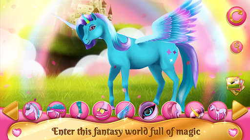 Unicorn Games - Horse Dress Up - Image screenshot of android app
