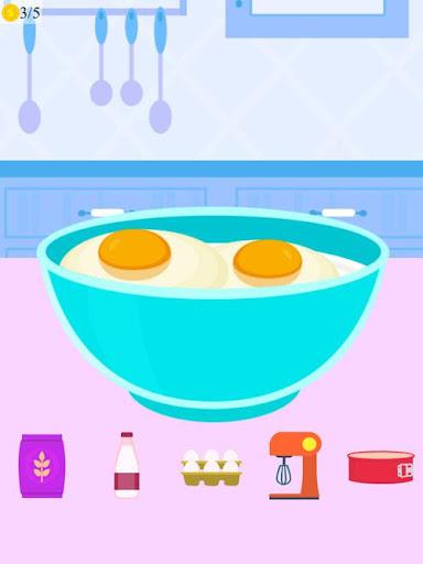 unicorn cake cooking game - Image screenshot of android app