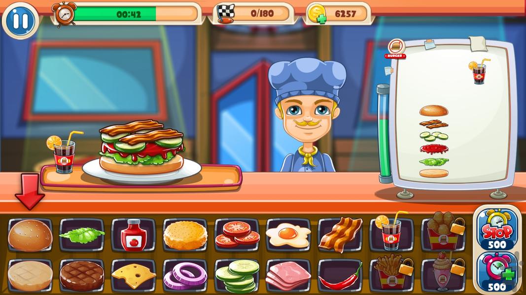 Burger Fest: فستیوال برگر - Gameplay image of android game