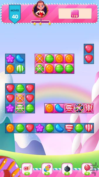 کندی شاپ: جورچین سه تایی - Gameplay image of android game
