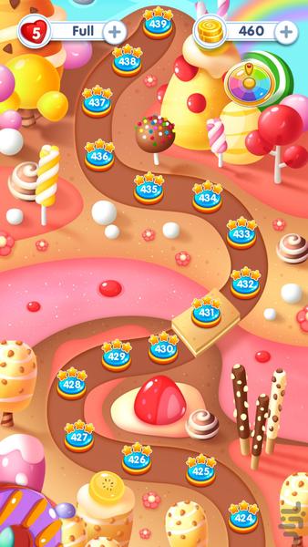 Candy Shop: Match 3 Games - Gameplay image of android game