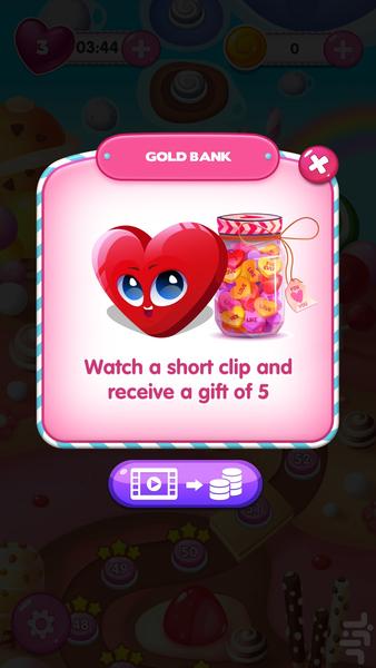 Gelato Crunch : Match 3 Game - Gameplay image of android game