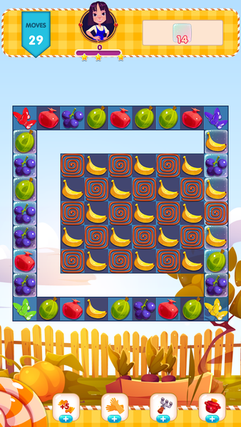 Golden Field: Match 3 Puzzle - Gameplay image of android game