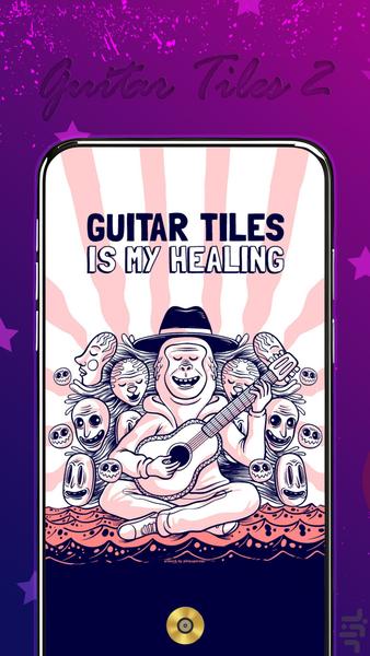 Guitar Tiles 2: کاشی های گیتار 2 - Gameplay image of android game
