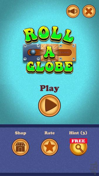 Roll A Globe: معمای چرخاندن یک کُره - Gameplay image of android game