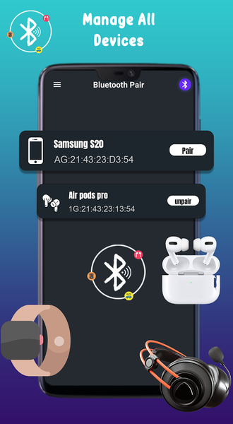 Bluetooth Auto Connect BT Pair - Image screenshot of android app