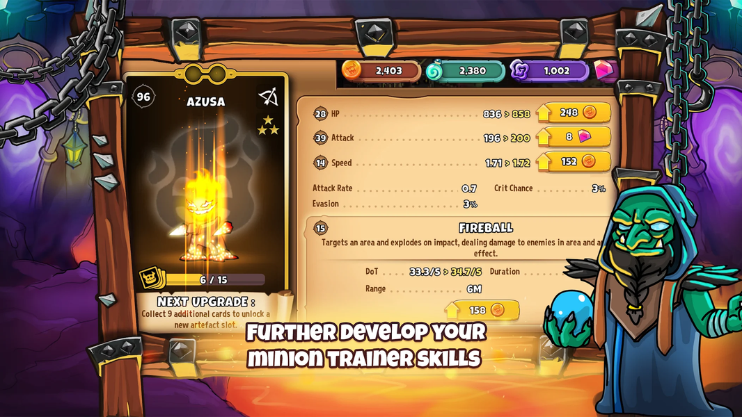 Minion Raid: Epic Monsters - Gameplay image of android game