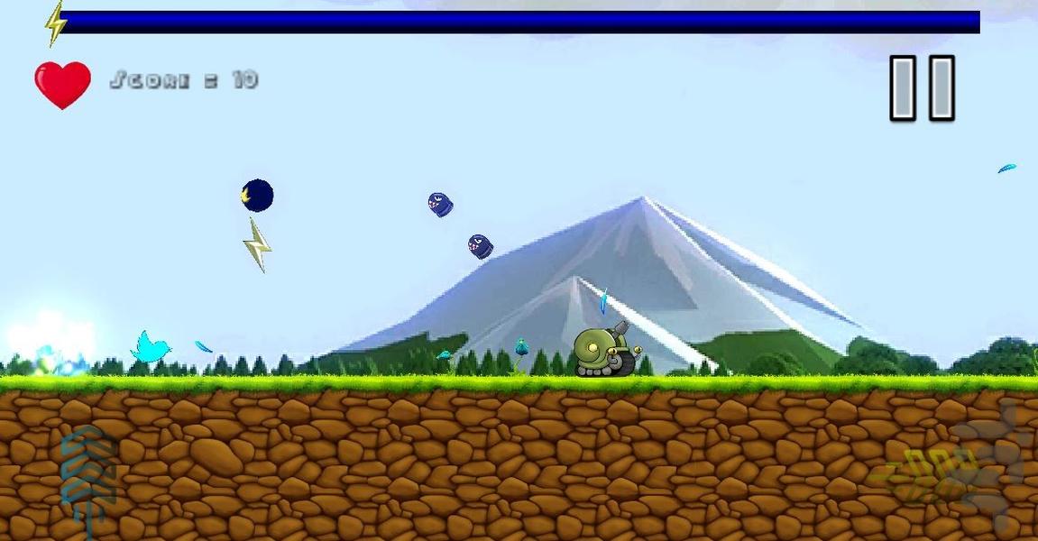 Flying Twitter - Gameplay image of android game