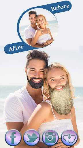 Hairstyle & Beard Salon ۳ in ۱ - عکس برنامه موبایلی اندروید